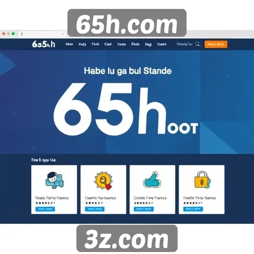 Avaliação da interface do usuário do site 65h.com